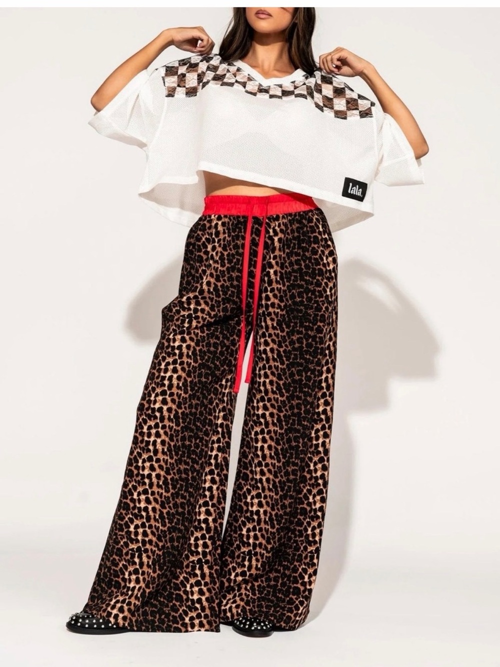 Feline Fierce wide leg leopard pants by Dressed in Lala